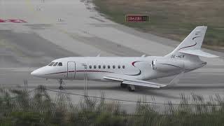 Dassault Falcon 2000 takeoff [upl. by Madden]