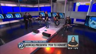 Horcas  02072015 VisionSiete  Buenos Aires Argentina Acustico TV Publica [upl. by Buzz122]