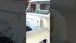 1955 Ford F100 windshield install 🔥autoglass ford f100 [upl. by Neirod869]