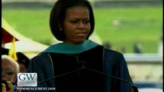 2010 GW Commencement Speaker First Lady Michelle Obama [upl. by Osmond361]