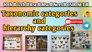 Taxonomic categories and hierarchy categories in msc zoology Hindi notesMSc zoology 1sem hindi 🤞✨ [upl. by Dnalhsa815]