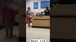 PT12 Karen is yelling at customer service desk at Walmart and is actually called out [upl. by Murdocca]