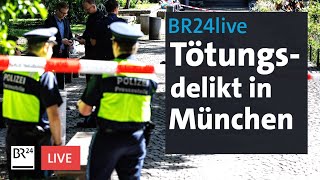 Mann stirbt nach Gewalttat im Alten Botanischen Garten in München – Was wir bisher wissen  BR24live [upl. by Haywood]