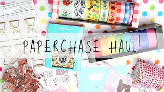 Paperchase Haul March 2016  MyGreenCow [upl. by Mauceri]