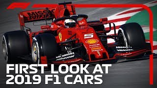 First Look At 2019 F1 Cars On Track  F1 Testing 2019 [upl. by Raseta]