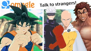 Goku Fights Everyone On Omegle The Entire Series [upl. by Nev]