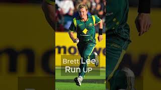 Brett Lee Bowling Action  Run UP  brettlee runup brettleerunup [upl. by Anyt]