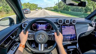 2023 MercedesBenz GLC 300 4MATIC  POV Test Drive Binaural Audio [upl. by Frieda]