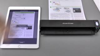 Fujitsu ScanSnap iX100  iPhone amp iPad  HD Review [upl. by Atekal]