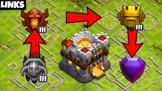 TOP 10 BEST TROPHY PUSHING BASES FOR TH11 [upl. by Enerod]