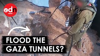 Is Israel About To Flood Hamas’ Gaza Tunnel Network [upl. by Elatsyrk]