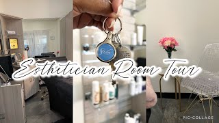 esthetician room tour  sola salon suite [upl. by Nnyleve53]