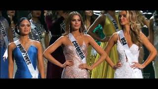 TOP 3 AND CROWNING MOMENT MISS UNIVERSE 2015 and MISS UNIVERSE 2016 [upl. by Kirstyn378]