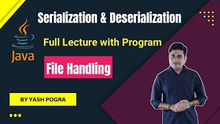 Serialization and Deserialization in java  serialversionuid java  objectoutputstream in java [upl. by Eixam]