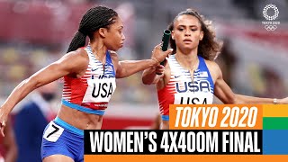 🏃‍♀️ Womens 4x400m Final  Tokyo Replays [upl. by Reiniar997]