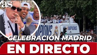 CELEBRACIÓN REAL MADRID EN VIVO I CAMPEÓN CHAMPIONS LEAGUE [upl. by Hunley]