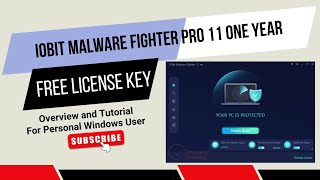 IObit Malware Fighter PRO 11 One Year Free Giveaway [upl. by Lukash]