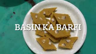 How to make basin ka barfi at home [upl. by Sirod]