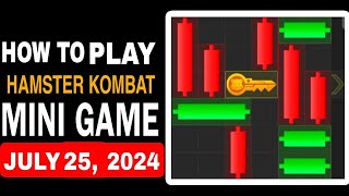 How To Play And Complete Hamster Kombat Mini Game Today July 25 [upl. by Annetta48]