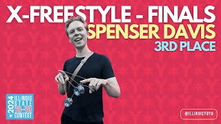 Spenser Davis — X Final 3A — 3rd Place — 2024 Illinois States Yo Yo Contest [upl. by Rogozen]