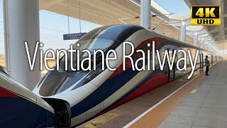 라오스1 비엔티안 고속열차 Vientiane Railway Station 4K [upl. by Ahtamas]