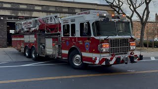 NRFD Engine 21 Tower Ladder 11 responding [upl. by Krenn95]