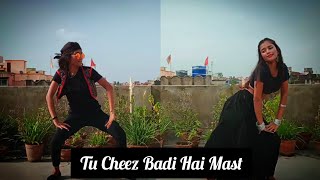 Tu Cheez Badi Hai Mast Mohra Raveena TandonAkshay Kumar Dance Cover Ft Khushi [upl. by Eecats581]