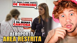 EMPRESÁRIA DE UMA ARTISTA MUITO FAMOSA SE DEU MAL NO AEROPORTO ÁREA RESTRITA [upl. by Lolly]