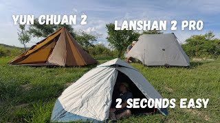 ASTA Gear yun chuan 2 3FULGEAR Lanshan 2 Pro  DECHATLON 2 seconds easy összehasonlítás [upl. by Chastity218]