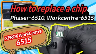 TNGROUP How to replace a chip Phaser6510 Workcentre6515 shorts [upl. by Moriah78]