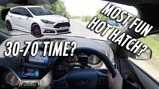 2017 Ford Focus ST3 DRIVING POVREVIEW [upl. by Chiang918]