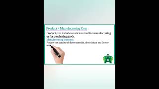 Manufacturing Cost Product cost Accounts [upl. by Lynette]