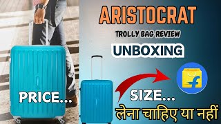 Best Trolley Bag In India 2024🔥Best Trolley Bags Under 2000🔥Aristocrat Trolley Bag REVIEW amp UNBOXING [upl. by Merl]