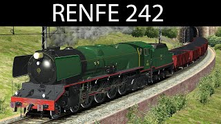 RENFE 242  Train Simulator Classic [upl. by Mcquade]