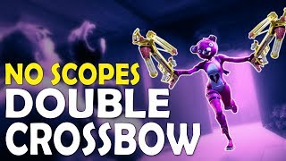 DOUBLE CROSSBOW  DAEQUAN NO SCOPES GALORE  Fortnite Battle Royale [upl. by Howenstein38]