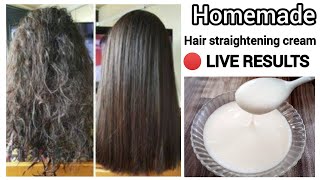 KERATIN HAIR TREATMENT At Home for straight silky shiny amp healthy hairs [upl. by Warfourd]