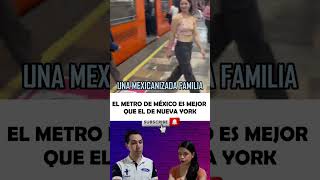 ESPAÑOLA NO CREE COMO MÉXICO TIENEN EL MEJOR METRO DEL MUNDO youtube youtubeshorts nuevayork [upl. by Gerger]