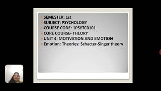 SCHACHTER AND SINGER THEORY OF EMOTIONS [upl. by Carmela]