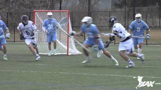 Middlebury vs Tufts  2013 Laxcom College Highlights [upl. by Ataga]