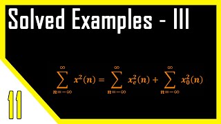 Solved Examples  Even amp Odd Sequences  Digital Signal Processing [upl. by Ong]