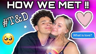 HOW WE MET  Funny Couples Questions [upl. by Antonino]