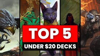 5 MTG Pauper Budget Decks Every Player NEEDS [upl. by Emmye]