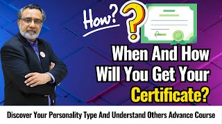 When And How Will You Get Your Certificate  DrQamar viral personalitytypes mbti trending [upl. by Akenal]