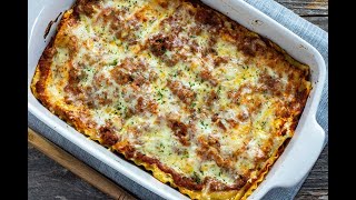 The Best Meat Lasagna with Ricotta Cheese Recipe [upl. by Lodie]