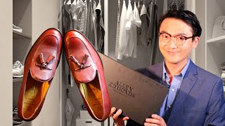 Unboxing Allen Edmonds Tassel Loafer  Perugia Loafer Unboxing  Allen Edmonds Italian Shoe Review [upl. by Incrocci]