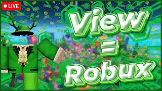 🔴PLS DONATE LIVE🔴 DONATING 20 ROBUX TO EVERYONE   BIRTHDAY OVER [upl. by Loferski]