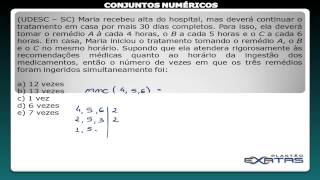 CONJUNTOS NUMÉRICOS  EXERCÍCIO  08 [upl. by Nehtiek]