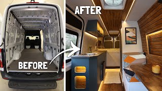 Van Build TIME LAPSE The Perfect Campervan Start to Finish in 30 days [upl. by Air]