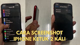 CARA SCREENSHOT IPHONE KETUK 2 KALI GAMPANG [upl. by Nitsej]