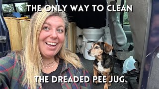 THE BEST way to clean the NATURES HEAD PEE JUG [upl. by Holofernes644]